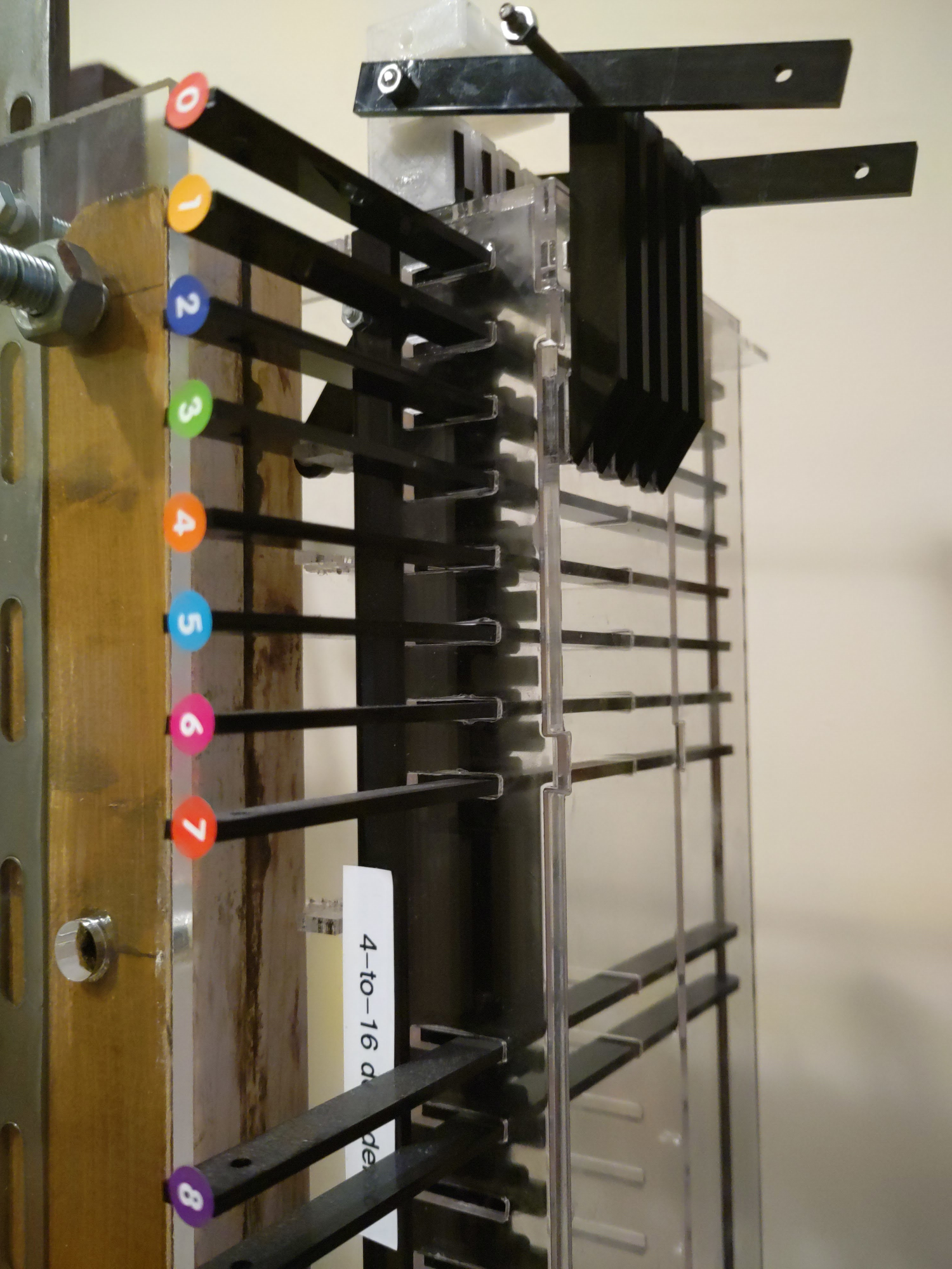 Photograph of constructed Memory address decoder